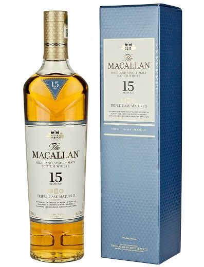 Macallan 15 Year Old Triple Cask Fine Oak 0000 Scotland 700ml/Btl 6/case