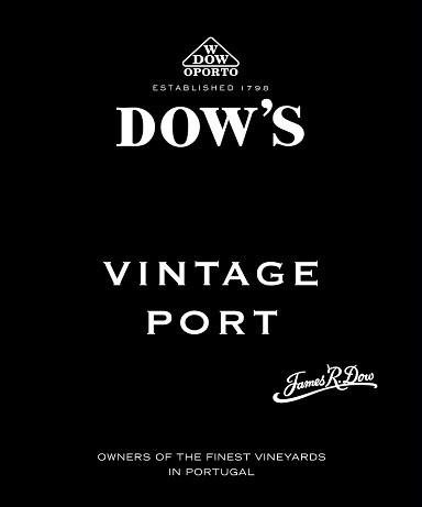 Dow's Vintage Port (Stained Label, Torn Label) 1975 Oporto Douro 750ml/Btl 6/case