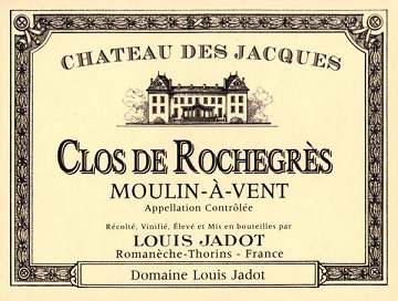 Louis Jadot Chateau des Jacques Moulin a Vent Clos de Rochegres 2010 750ml/Btl 12/case