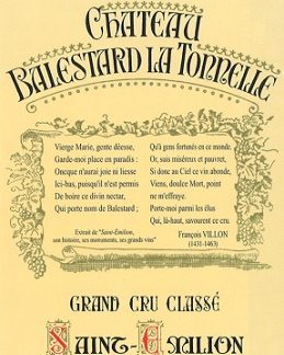Chateau Balestard La Tonnelle 2005 St Emilion Bordeaux 750ml/Btl 12/case