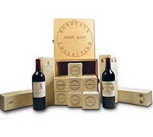 Caisse collection Duclot-1st+Petrus, Cheval, Mission, Yquem 2004 Bordeaux 750ml/Btl 9/case