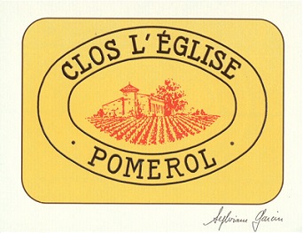 Clos L'Eglise 2007 Pomerol Bordeaux 750ml/Btl 12/case