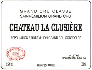 Chateau La Clusiere 2000 St Emilion Bordeaux 750ml/Btl 12/case