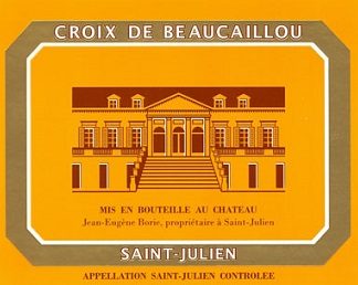 Croix de Beaucaillou 2008 St Julien Bordeaux 750ml/Btl 12/case