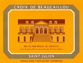 Croix de Beaucaillou 2008 St Julien Bordeaux 750ml/Btl 12/case