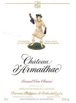 Chateau d'Armailhac 2005 Pauillac Bordeaux 5000ml/Btl