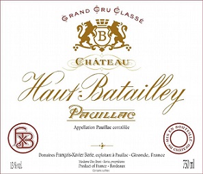 Chateau Haut Batailley 2002 Pauillac Bordeaux 750ml/Btl  12/case