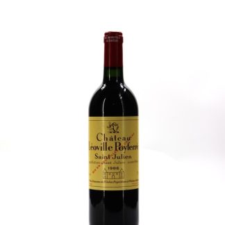 Chateau Leoville Poyferre 1986 St Julien Bordeaux 750ml/Btl 12/case