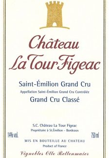 Chateau La Tour Figeac 2000 St Emilion Bordeaux 750ml/Btl 12/case