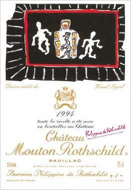 Chateau Mouton Rothschild 1994 Pauillac Bordeaux 1500ml/Btl 6/case