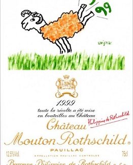 Chateau Mouton Rothschild 1999 Pauillac Bordeaux 375ml/Btl 12/case