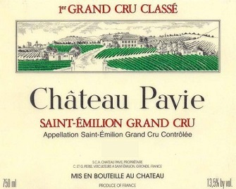 Chateau Pavie 1984 St Emilion Bordeaux 750ml/Btl 12/case