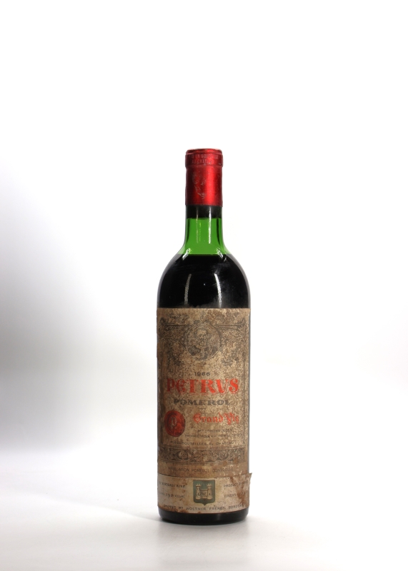 Chateau Petrus (Stained Label, US Label) 1966 Pomerol Bordeaux 750ml/Btl 6/case