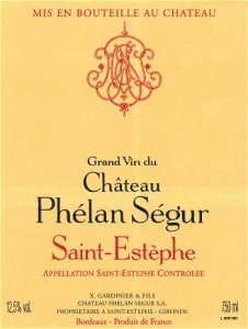 Chateau Phelan Segur 2003 St Estephe Bordeaux 1500ml/Btl 6/case
