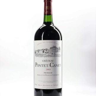 Chateau Pontet Canet 2003 Pauillac Bordeaux 1500ml/Btl  3/case