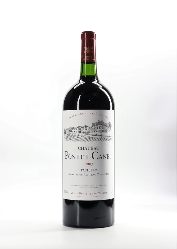 Chateau Pontet Canet 2003 Pauillac Bordeaux 1500ml/Btl 3/case