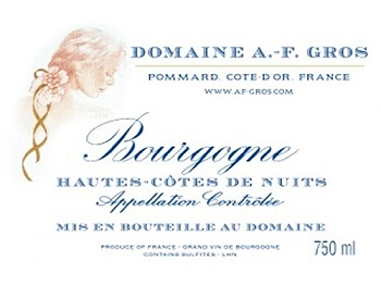 AF Gros Bourgogne Hautes Hautes Cotes de Nuits 2009 Bourgogne Burgundy 750ml/Btl 12/case
