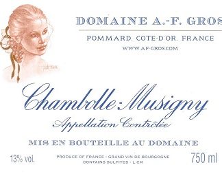 AF Gros Chambolle Musigny 2014 Cote de Nuits Burgundy 750ml/Btl  12/case