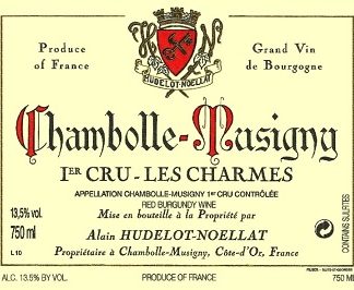 Hudelot Noellat Chambolle Musigny 1er Charmes 2014 Cote de Nuits Burgundy 750ml/Btl  6/case