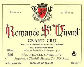 Hudelot Noellat Romanee St Vivant Grand Cru 2007 Cote de Nuits Burgundy 750ml/Btl  6/case