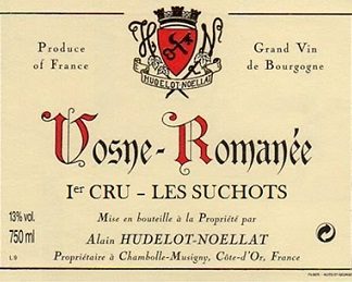 Hudelot Noellat Vosne Romanee 1er Suchots 2003 Cote de Nuits Burgundy 750ml/Btl  12/case