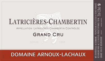 Arnoux Lachaux Latricieres Chambertin Grand Cru 2008 Cote de Nuits Burgundy 750ml/Btl 6/case