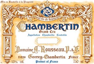 Armand Rousseau Chambertin Grand Cru 2013 Cote de Nuits Burgundy 750ml/Btl  6/case