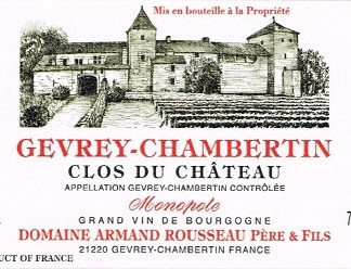 Armand Rousseau Gevrey Chambertin Clos du Chateau 2013 Cote de Nuits Burgundy 750ml/Btl  6/case
