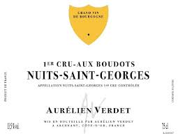 Aurelien Verdet Nuits St Georges 1er Boudots 2017 Cote de Nuits Burgundy 750ml/Btl  6/case