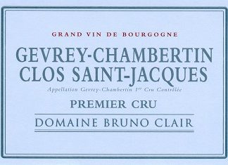 Bruno Clair Gevrey Chambertin 1er Clos St Jacques 2007 Cote de Nuits Burgundy 750ml/Btl 12/case