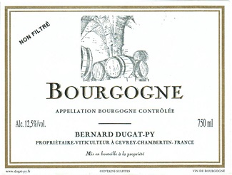 Bernard Dugat Py Bourgogne Rouge 2010 Bourgogne Burgundy 750ml/Btl 6/case