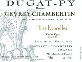 Bernard Dugat Py Gevrey Chambertin Les Evocelles VV 2011 Cote de Nuits Burgundy 750ml/Btl 12/case
