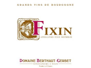 Berthaut Gerbet Fixin 2017 Cote de Nuits Burgundy 750ml/Btl 6/case