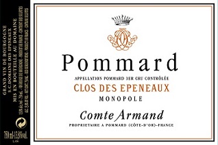 Comte Armand Pommard 1er Clos des Epeneaux 2003 Cote de Beaune Burgundy 750ml/Btl  6/case