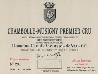 Comte Georges de Vogue Chambolle Musigny 1er Cru 2009 Cote de Nuits Burgundy 750ml/Btl 6/case