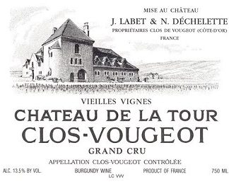 Chateau de la Tour Clos de Vougeot Grand Cru VV 2011 Cote de Nuits Burgundy 1500ml/Btl  6/case