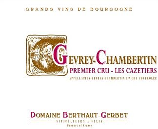 Berthaut Gerbet Gevrey Chambertin 1er Cazetiers 2015 Cote de Nuits Burgundy 750ml/Btl 12/case