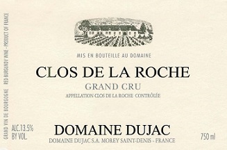 Domaine Dujac Clos de la Roche Grand Cru 1999 Cote de Nuits Burgundy 750ml/Btl 12/case