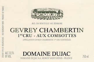Domaine Dujac Gevrey Chambertin 1er Combottes 2008 Cote de Nuits Burgundy 750ml/Btl  12/case