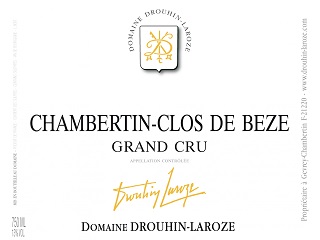 Drouhin Laroze Chambertin Clos de Beze Grand Cru 2006 Cote de Nuits Burgundy 750ml/Btl  12/case