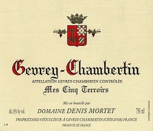 Denis Mortet Gevrey Chambertin Mes Cinq Terroirs 2005 Cote de Nuits Burgundy 1500ml/Btl  6/case