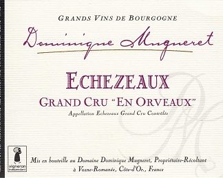 Dominique Mugneret Echezeaux Grand Cru 2010 Cote de Nuits Burgundy 750ml/Btl  12/case