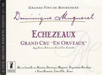 Dominique Mugneret Echezeaux Grand Cru 2010 Cote de Nuits Burgundy 750ml/Btl 12/case