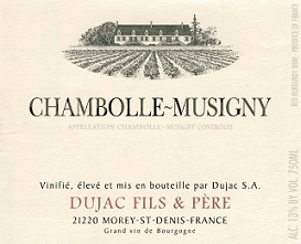 Dujac Fils et Pere Chambolle Musigny 2012 Cote de Nuits Burgundy 750ml/Btl 12/case