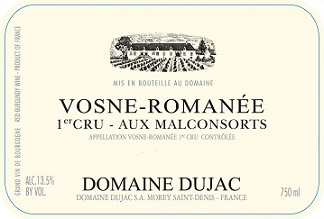 Domaine Dujac Vosne Romanee 1er Malconsorts 2009 Cote de Nuits Burgundy 750ml/Btl  6/case