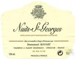Emmanuel Rouget Nuits St Georges 2012 Cote de Nuits Burgundy 750ml/Btl 12/case