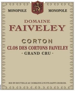 Faiveley Corton Clos des Cortons Grand Cru 2004 Cote de Beaune Burgundy 1500ml/Btl 6/case