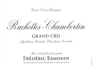 Frederic Esmonin Ruchottes Chambertin Grand Cru 2011 Cote de Nuits Burgundy 750ml/Btl  12/case