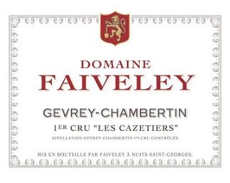 Faiveley Gevrey Chambertin 1er Cazetiers 1999 Cote de Nuits Burgundy 750ml/Btl  12/case