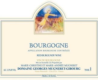 Georges Mugneret Gibourg Bourgogne Rouge 2014 Bourgogne Burgundy 750ml/Btl  6/case
